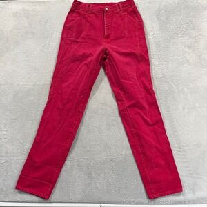 Vintage Wrangler Jeans Womens 30x36 Slim Straight High Rise 80s Cowgirl USA Made